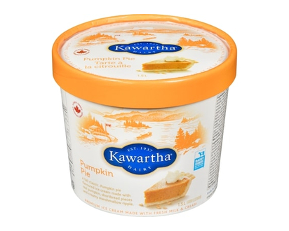 Premium Ice Cream Made With Fresh Milk & Cream Pumpkin Pie - 1.5 L