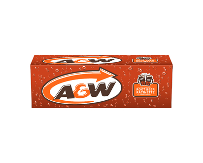 A&W Caffeine Free Root Beer - 12x355ml