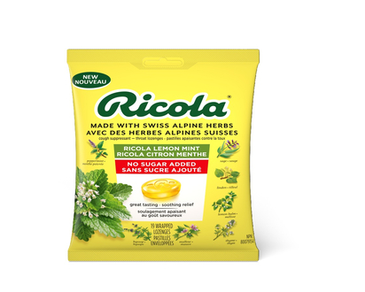 RICOLA BAG LEMON NSA 19'S in Mint