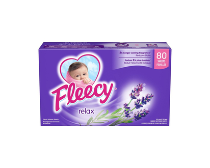 Fleecy Relax Dryer Sheets - Aromatherapy - 80s