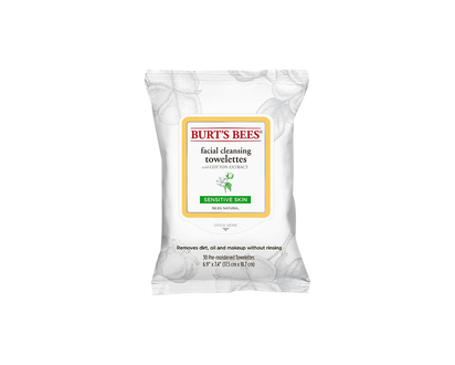 Burt's Bees Towelettes Sensitive Facial Cleansing - 30s