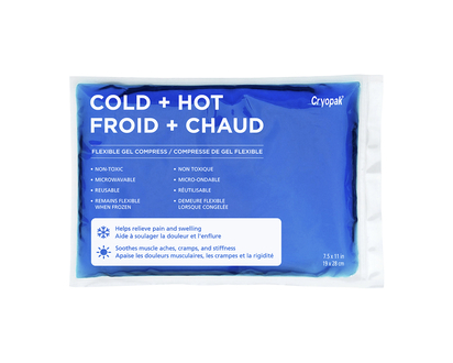 Cryopak Cold + Hot Flexible Gel Compress - 7.5 x 11inch